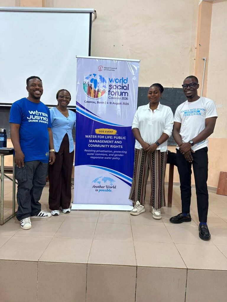 REPORT ON PARTICIPATION AND FOLLOW-UP AT THE WORLD SOCIAL FORUM 2026